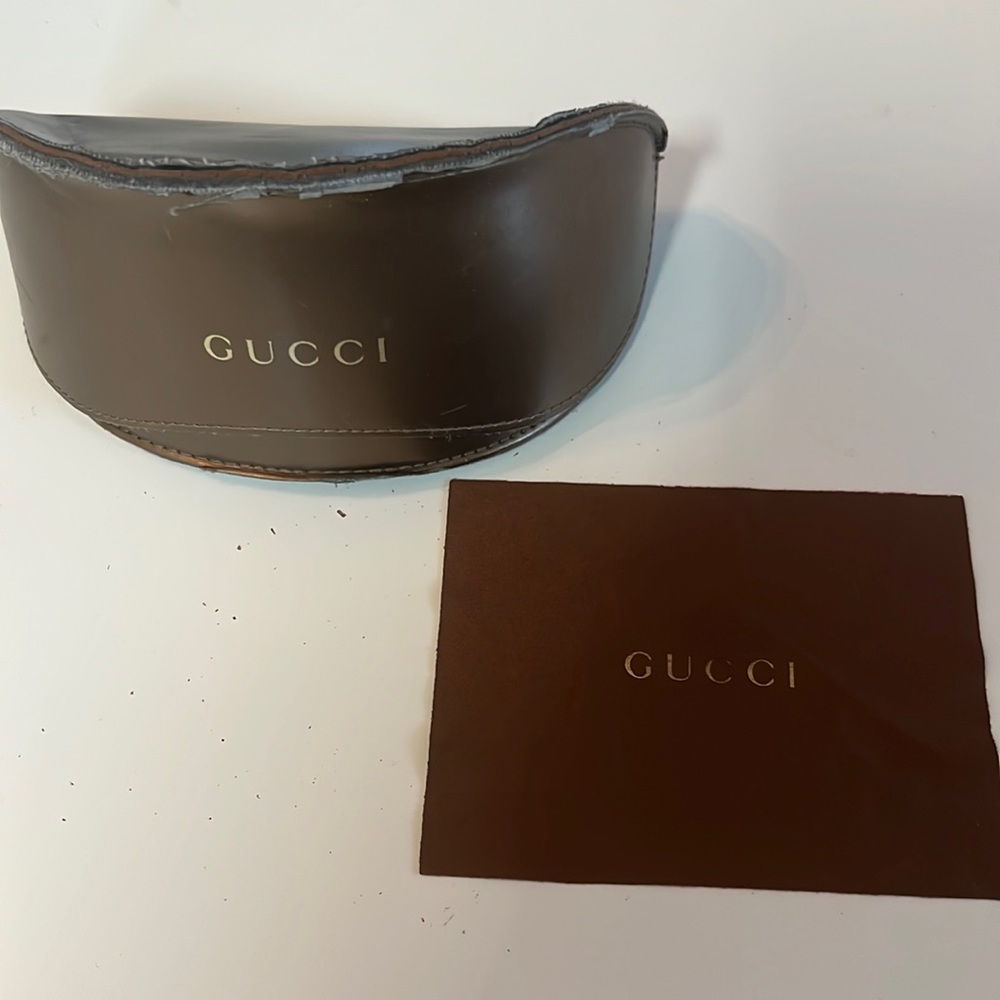 Used Gucci sunglasses case